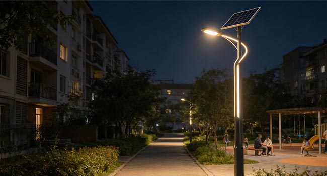 commercial solar street lights